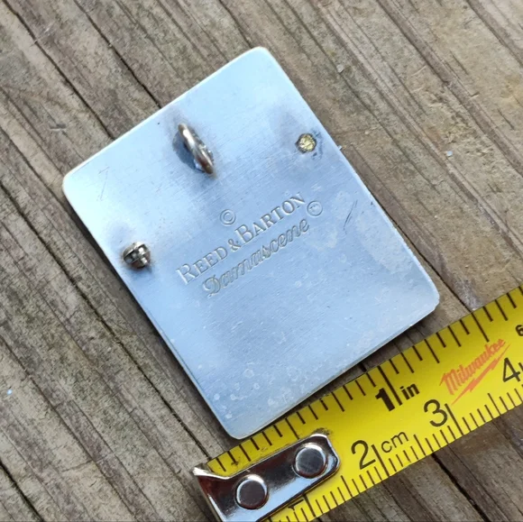 Vintage Reed & Barton Damascene Egyptian Pharoah pendant - Picture 2 of 9